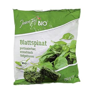 Globus/Jeden Tag Blattspinat portionierbar