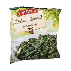 Lidl/Freshona Listový špenát porcovaný