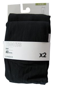 Lindex Tights Matt (2 páry)